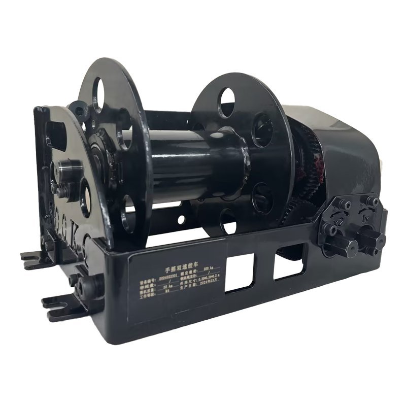 Hand-cranked Dual-speed Winch