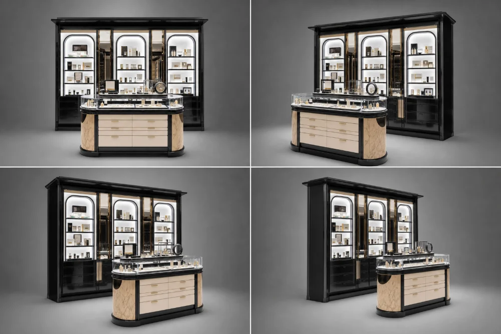 Key Design Elements of a Premium Cosmetic Display Cabinet