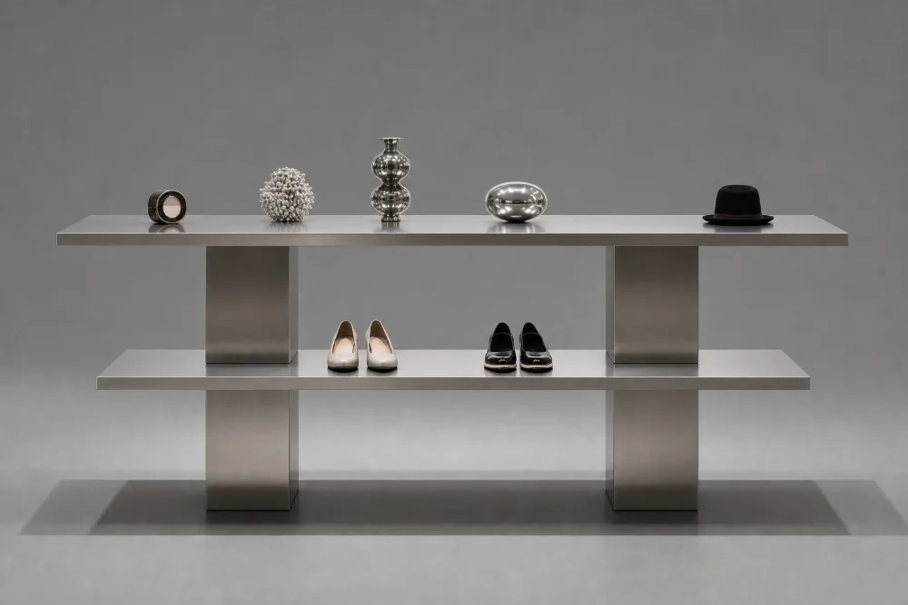 Custom Metal Retail Display Table